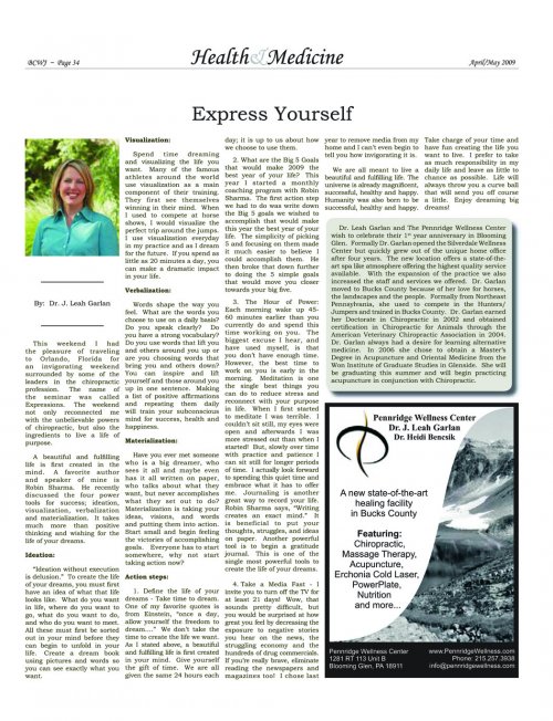 Chiropractor Perkasie PA In the News Chiropractor Perkasie PA In the News